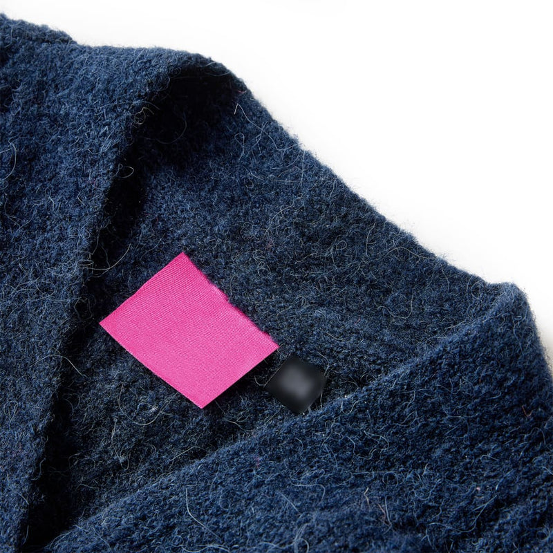 Load image into Gallery viewer, Vidaxl kindervest gebreid 104 marineblauw