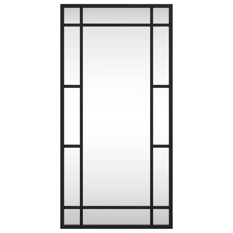 Load image into Gallery viewer, Vidaxl wandspiegel rechthoekig 30x60 cm ijzer zwart