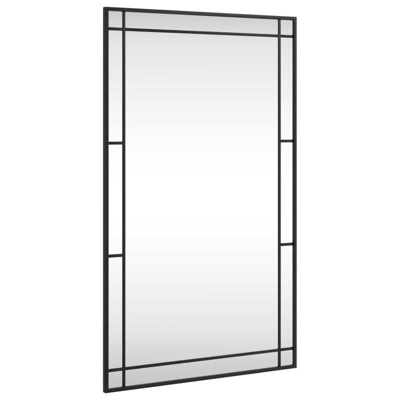 Load image into Gallery viewer, Vidaxl wandspiegel rechthoekig 60x100 cm ijzer zwart