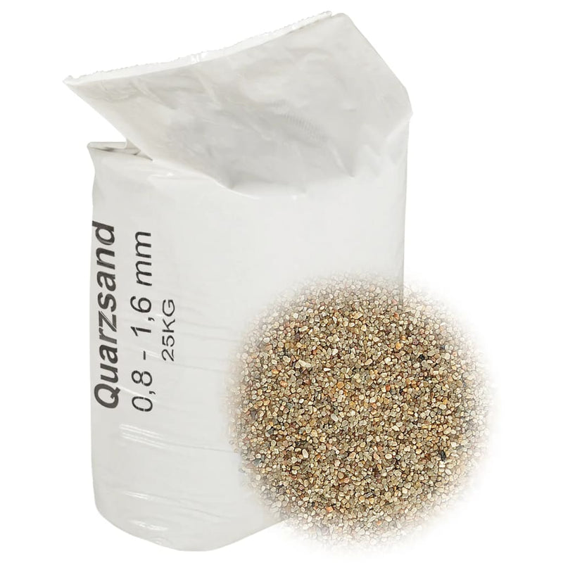 Load image into Gallery viewer, Vidaxl filterzand 25 kg 0,8-1,6 mm