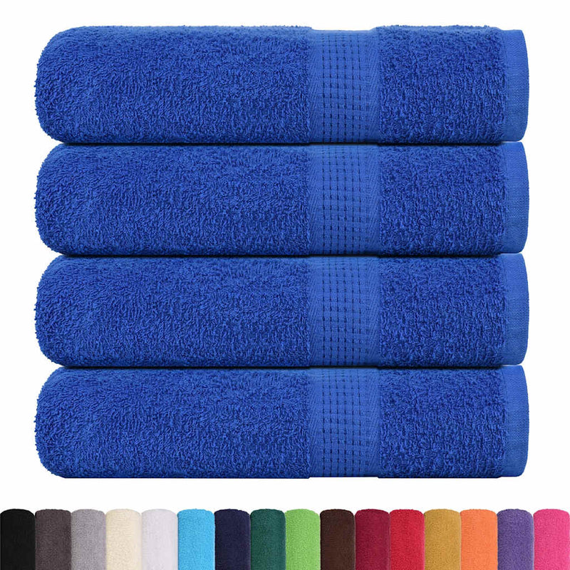 Load image into Gallery viewer, Vidaxl douchehanddoeken frogn 4 st 70x140 cm 360 g m² blauw