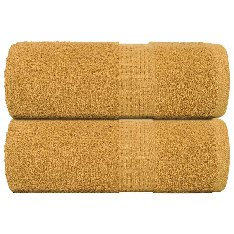 Load image into Gallery viewer, Vidaxl gastendoekjes frogn 2 st 30x50 cm 360 g m² goud