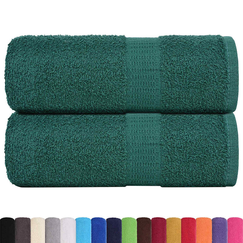 Load image into Gallery viewer, Vidaxl washandjes 2 stuks frogn groen 30x30 cm 100% katoen