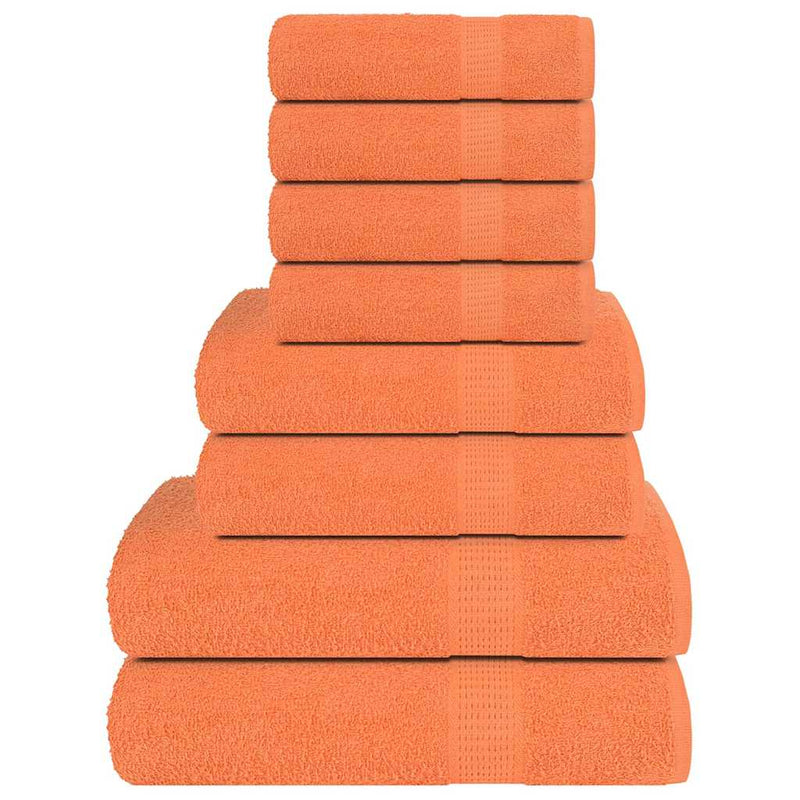 Load image into Gallery viewer, Vidaxl 8-delige handdoekenset 360 g m² 100% katoen oranje