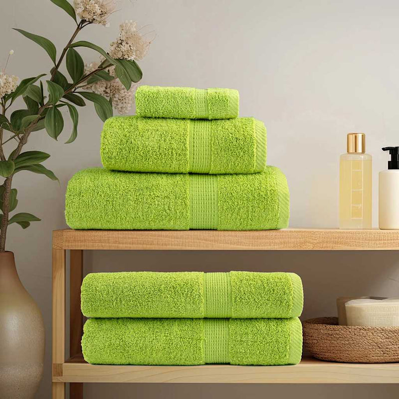 Load image into Gallery viewer, Vidaxl saunadoeken solund 4 st 600 g m² 80x200 cm appelgroen