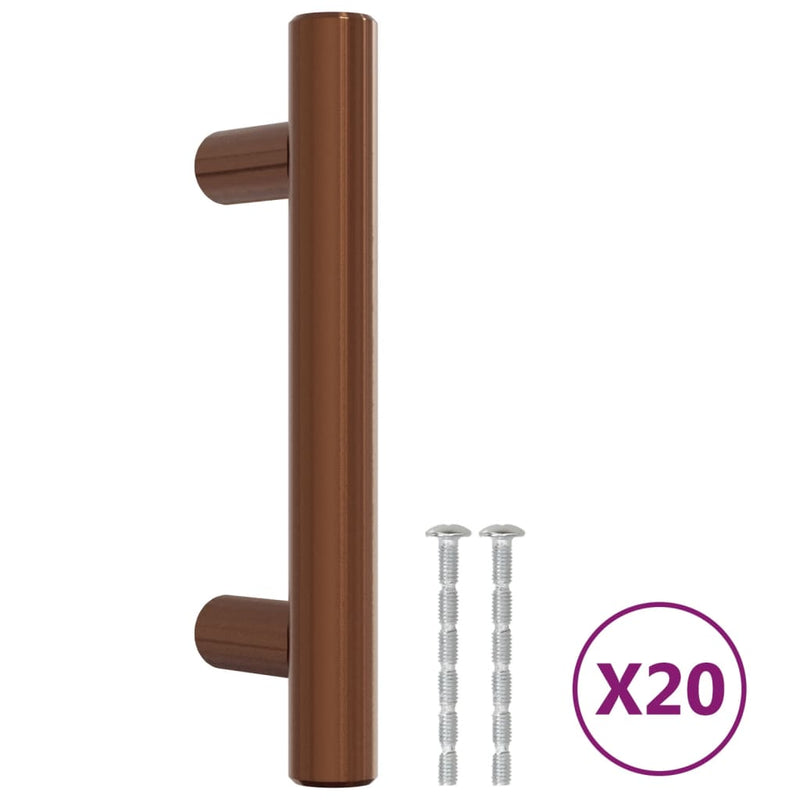 Load image into Gallery viewer, Vidaxl handvatten 20 st 64 mm roestvrij staal bronskleurig