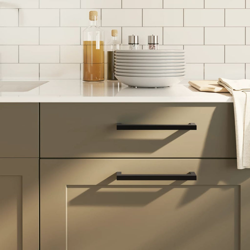 Load image into Gallery viewer, Vidaxl handvatten 10 st 192 mm roestvrij staal zwart