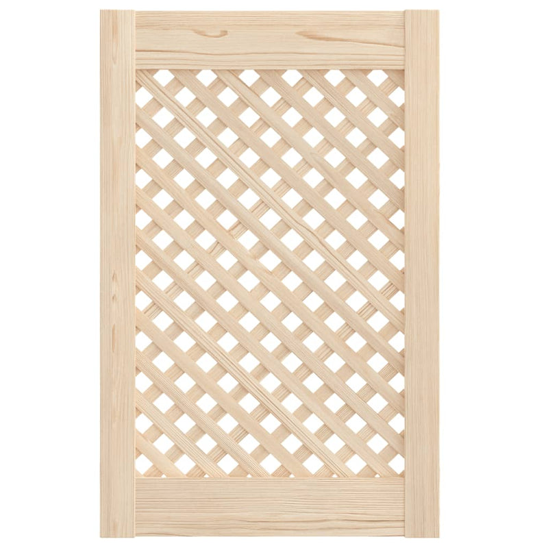 Load image into Gallery viewer, Vidaxl kastdeuren met latwerk 2 st 39,5x61,5 cm massief grenenhout