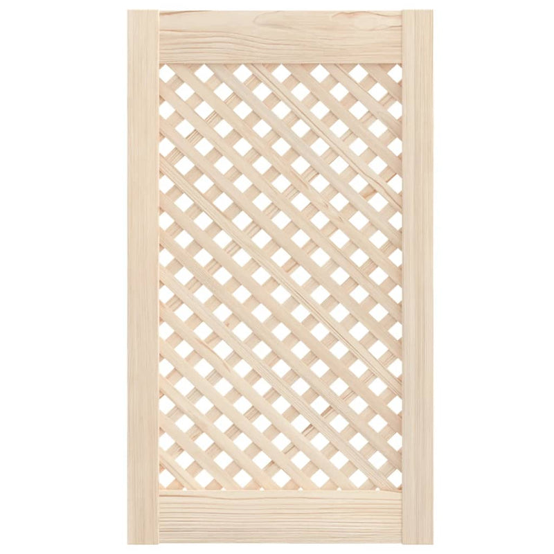 Load image into Gallery viewer, VidaXL Kastdeuren met latwerk 2 st 39,5x69 cm massief grenenhout