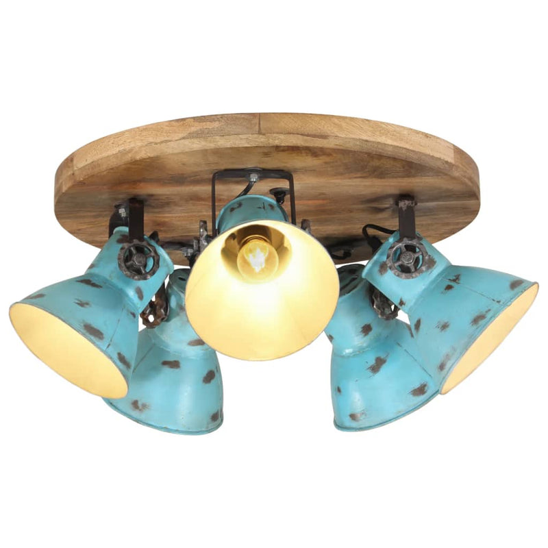 Load image into Gallery viewer, Vidaxl plafondlamp 25 w e27 50x50x25 cm verweerd blauw