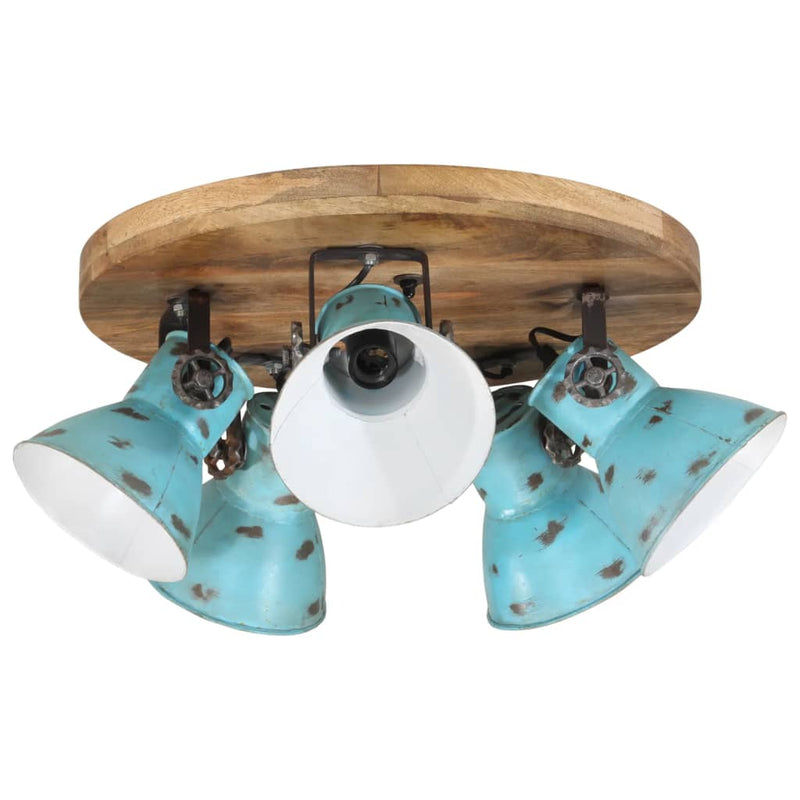 Load image into Gallery viewer, Vidaxl plafondlamp 25 w e27 50x50x25 cm verweerd blauw
