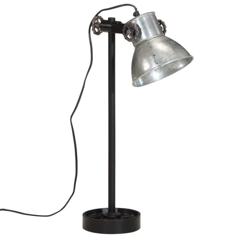 Load image into Gallery viewer, Vidaxl bureaulamp 25 w e27 15x15x55 cm vintage zilverkleurig