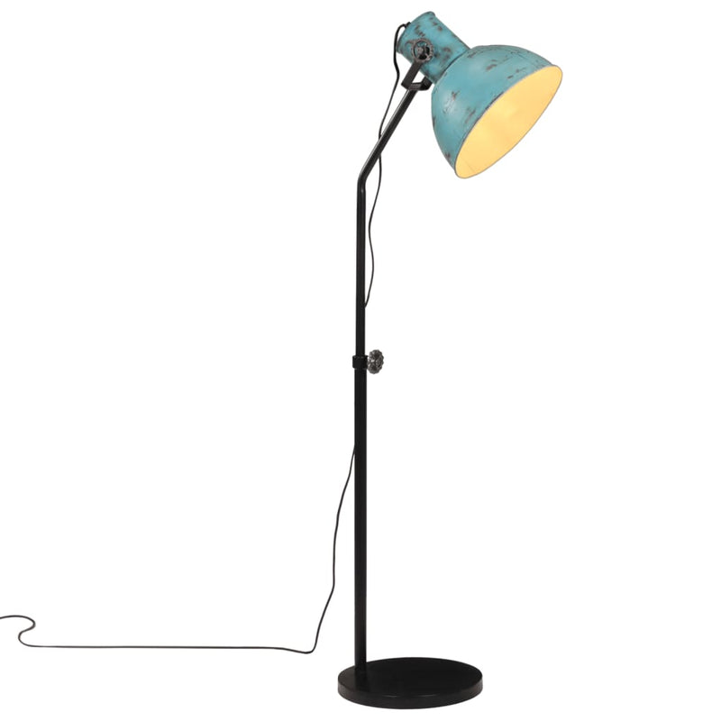 Load image into Gallery viewer, Vidaxl vloerlamp 25 w e27 30x30x90 150 cm verweerd blauw