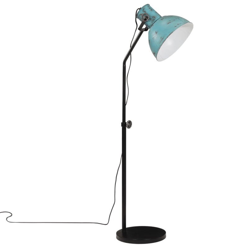 Load image into Gallery viewer, Vidaxl vloerlamp 25 w e27 30x30x90 150 cm verweerd blauw
