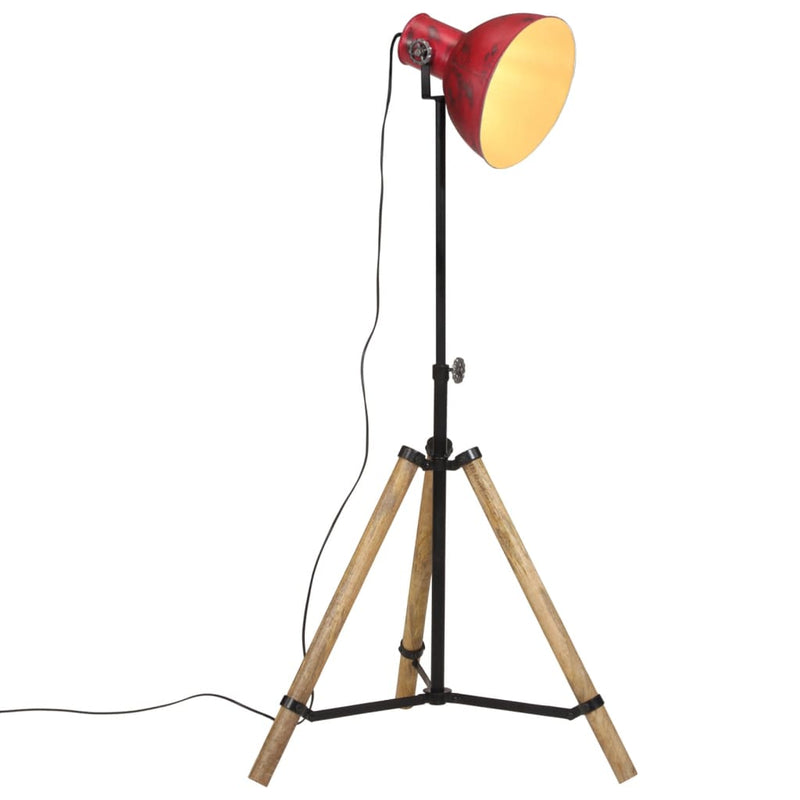 Load image into Gallery viewer, Vidaxl vloerlamp 25 w e27 75x75x90-150 cm verweerd rood