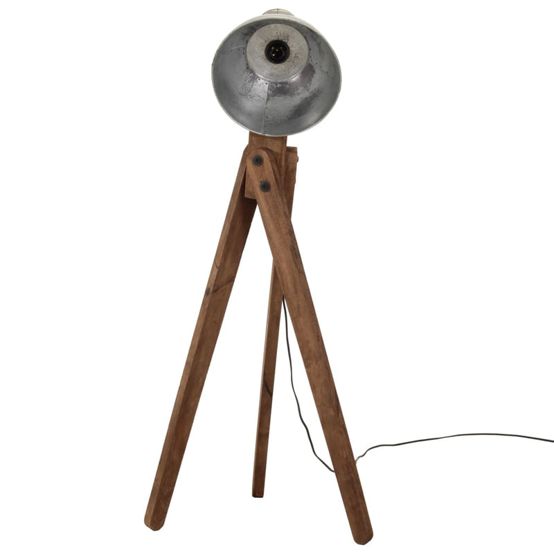 Load image into Gallery viewer, Vidaxl vloerlamp 25 w e27 45x45x120 cm vintage zilverkleurig