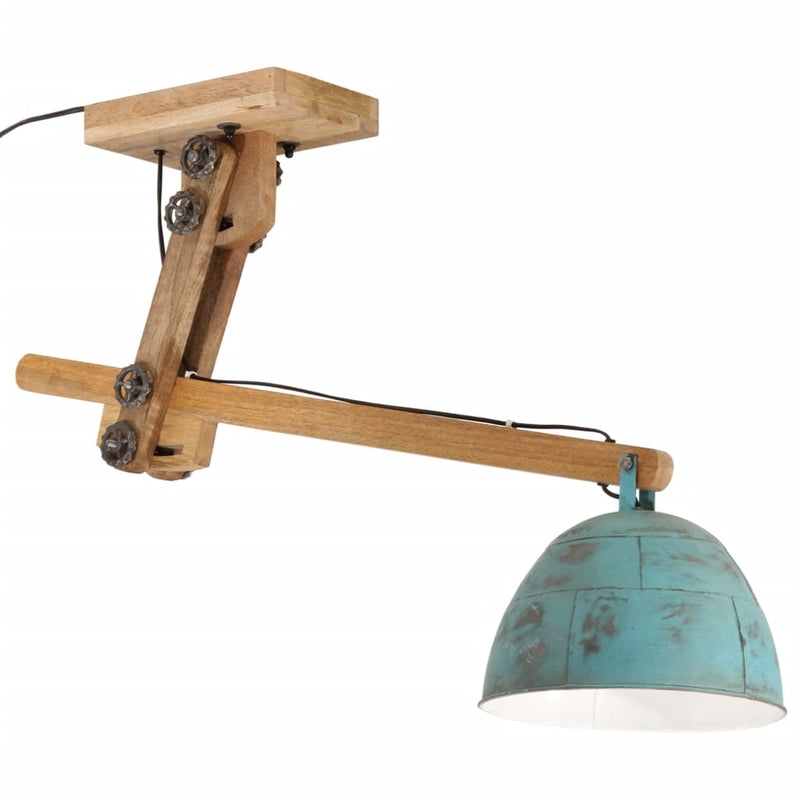 Load image into Gallery viewer, Vidaxl plafondlamp 25 w e27 105x30x65-108 cm verweerd blauw