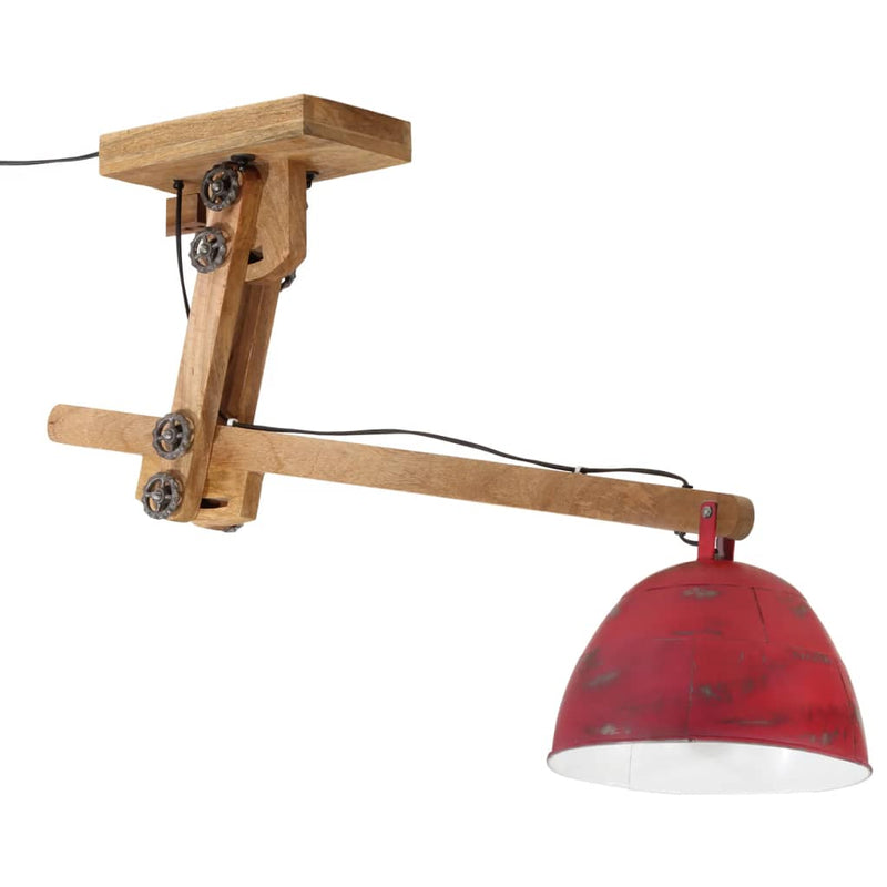 Load image into Gallery viewer, Vidaxl plafondlamp 25 w e27 105x30x65-108 cm verweerd rood