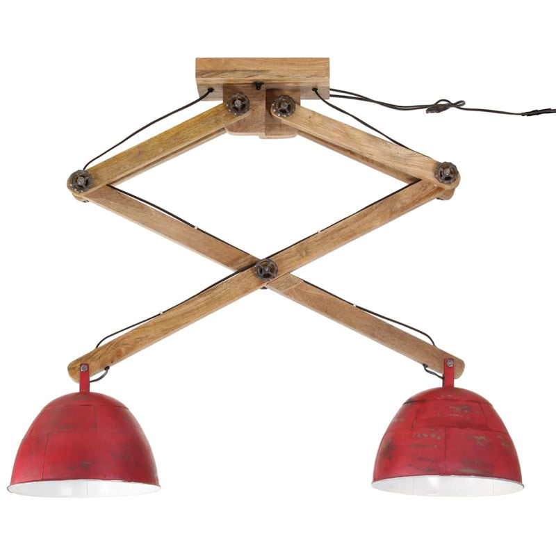 Load image into Gallery viewer, Vidaxl plafondlamp 25 w e27 29x18x85 cm verweerd rood