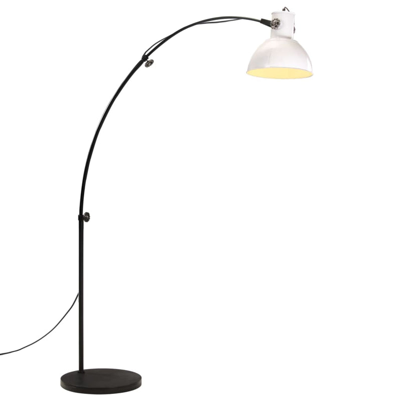 Load image into Gallery viewer, Vidaxl vloerlamp 25 w e27 150 cm wit