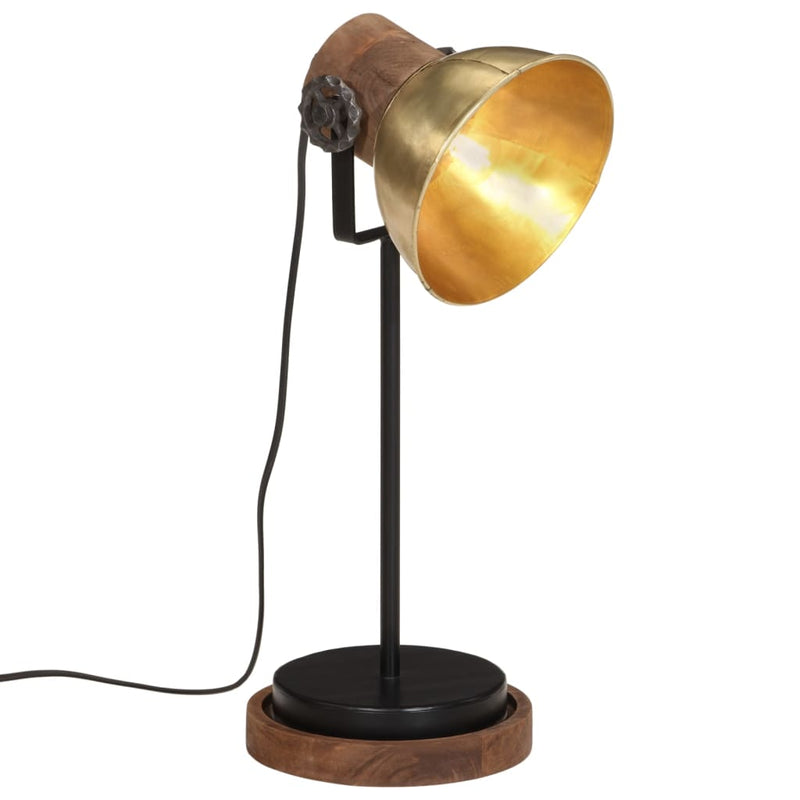 Load image into Gallery viewer, Vidaxl bureaulamp 25 w e27 17x17x50 cm antiek messingkleurig