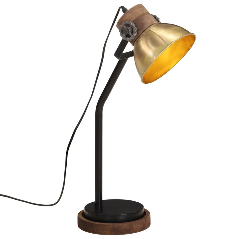 Load image into Gallery viewer, Vidaxl bureaulamp 25 w e27 18x18x60 cm antiek messingkleurig