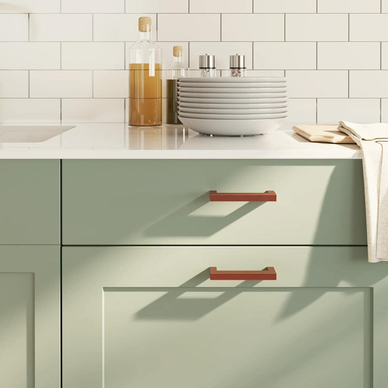 Load image into Gallery viewer, Vidaxl handvatten 10 st 96 mm roestvrij staal bronskleurig