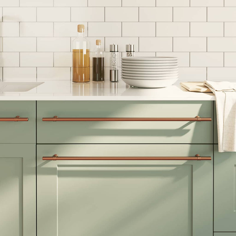 Load image into Gallery viewer, Vidaxl handvatten 5 st 480 mm roestvrij staal bronskleurig