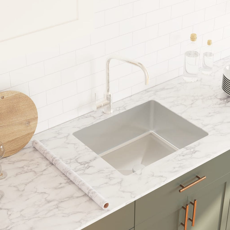 Load image into Gallery viewer, Vidaxl meubelfolies zelfklevend 90x500 cm pvc marmerwit