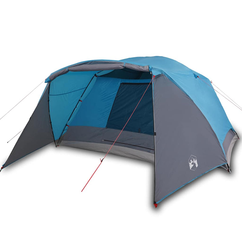 Load image into Gallery viewer, Vidaxl tent met luifel 4-persoons waterdicht blauw