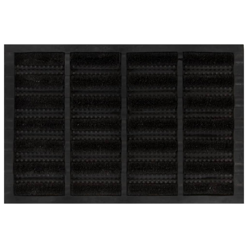 Load image into Gallery viewer, Vidaxl deurmat rechthoekig 40x60 cm rubber en kokosvezel