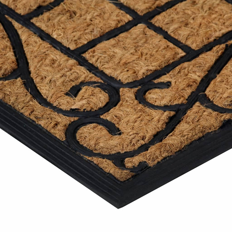 Load image into Gallery viewer, Vidaxl deurmat rechthoekig 45x75 cm rubber en kokosvezel