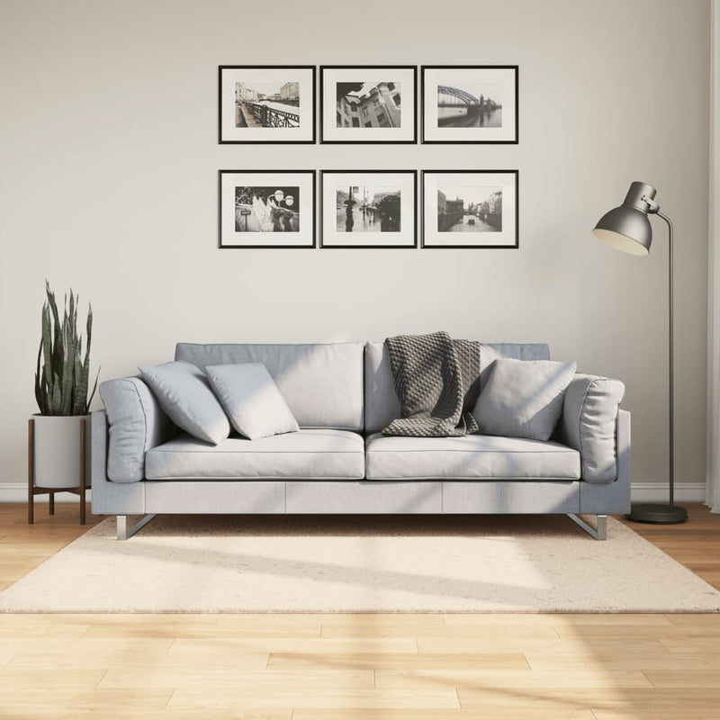 Load image into Gallery viewer, Vidaxl vloerkleed huarte laagpolig zacht wasbaar 120x170 cm beige
