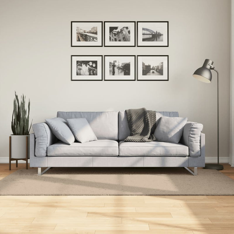 Load image into Gallery viewer, Vidaxl vloerkleed huarte laagpolig zacht wasbaar 100x200cm zandkleurig