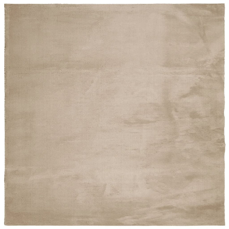 Afbeelding laden in galerijviewer, Vidaxl vloerkleed huarte laagpolig zacht wasbaar 240x240cm zandkleurig