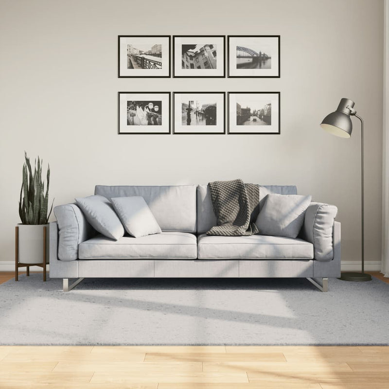 Afbeelding laden in galerijviewer, Vidaxl vloerkleed huarte laagpolig zacht wasbaar 160x230 cm grijs