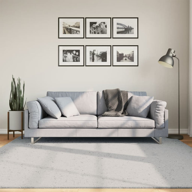 Afbeelding laden in galerijviewer, Vidaxl vloerkleed huarte laagpolig zacht wasbaar 200x200 cm grijs