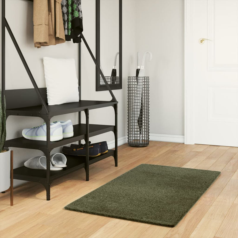 Load image into Gallery viewer, Vidaxl vloerkleed huarte laagpolig zacht wasbaar 60x110 cm bosgroen