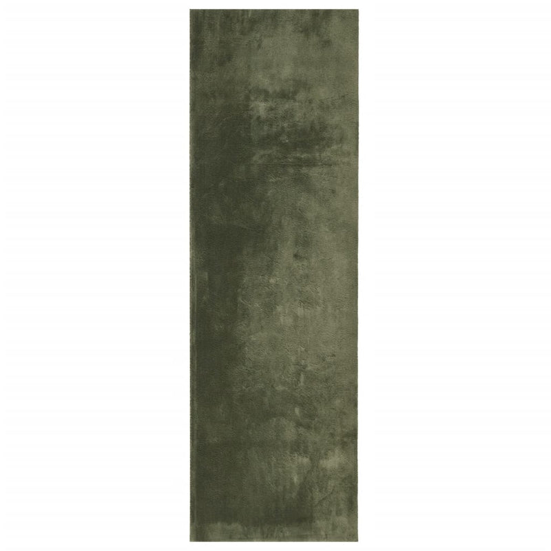 Afbeelding laden in galerijviewer, Vidaxl vloerkleed huarte laagpolig zacht wasbaar 80x250 cm bosgroen