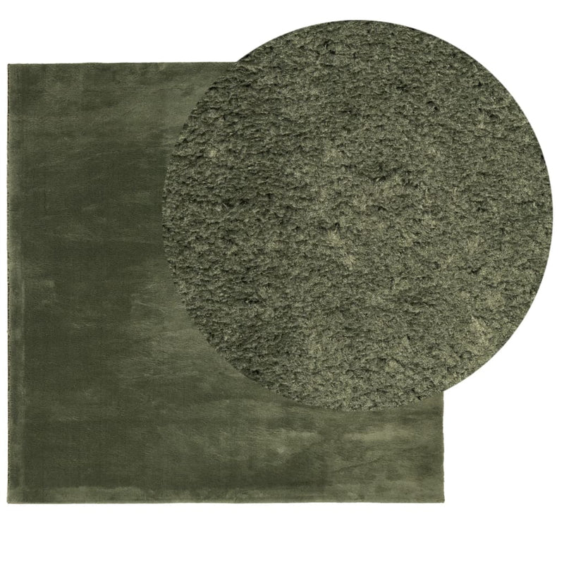 Load image into Gallery viewer, Vidaxl vloerkleed huarte laagpolig zacht wasbaar 200x200 cm bosgroen