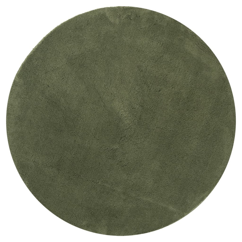 Load image into Gallery viewer, Vidaxl vloerkleed huarte laagpolig zacht wasbaar ø 200 cm bosgroen
