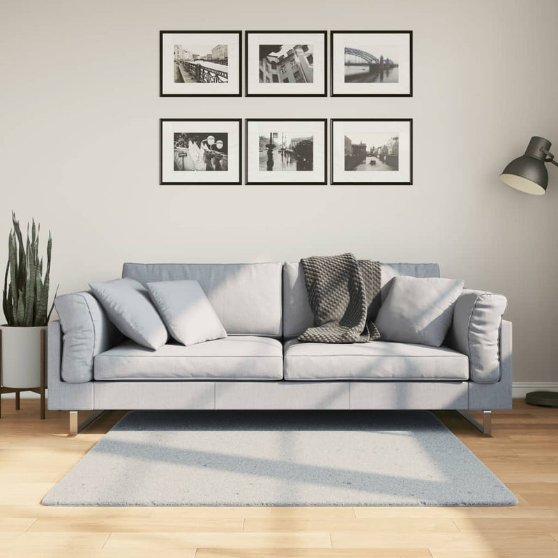 Load image into Gallery viewer, Vidaxl vloerkleed huarte laagpolig zacht wasbaar 120x120 cm blauw