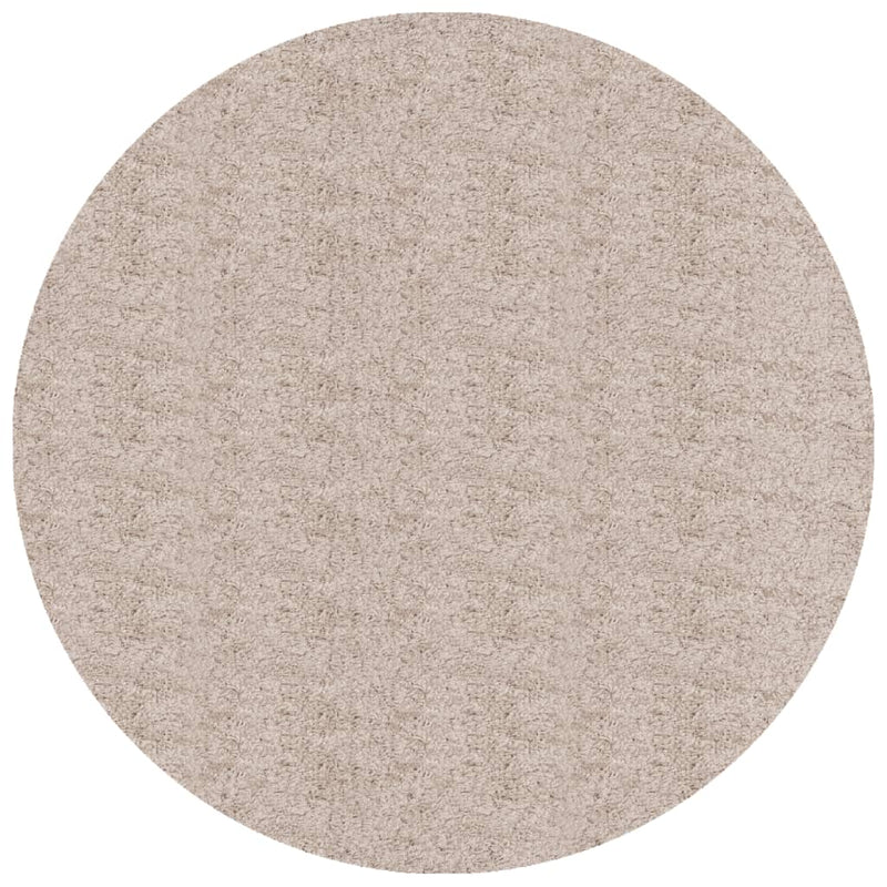 Load image into Gallery viewer, Vidaxl vloerkleed pamplona shaggy hoogpolig modern ø 80 cm beige