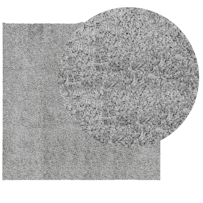 Load image into Gallery viewer, Vidaxl vloerkleed pamplona shaggy hoogpolig modern 240x240 cm grijs