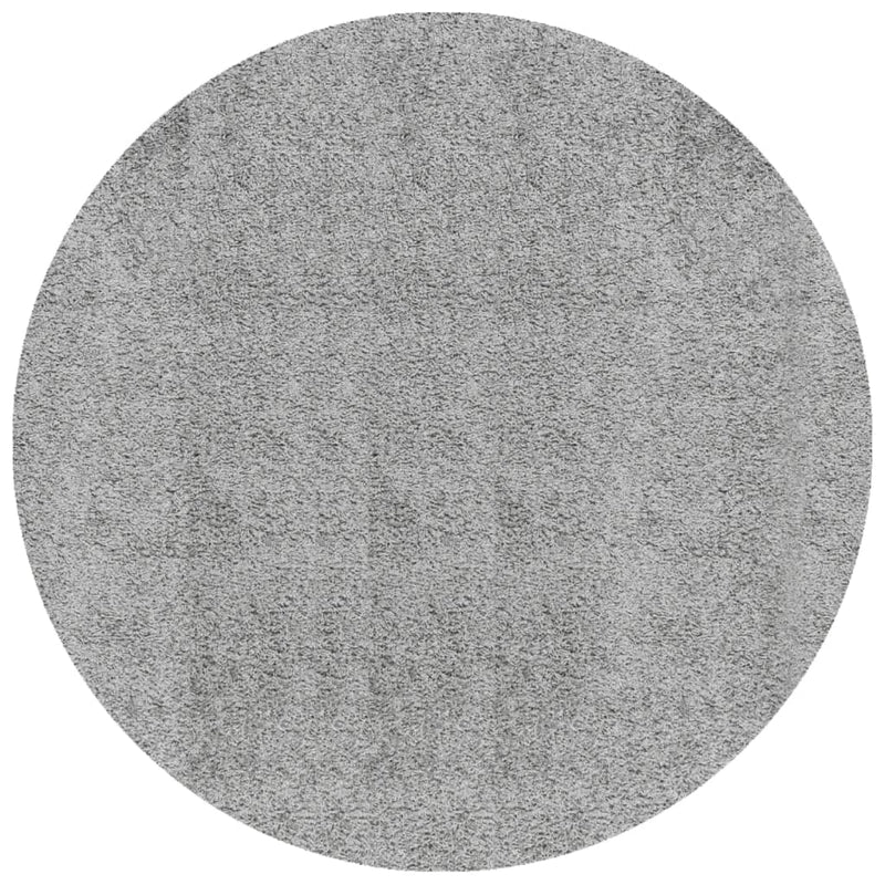 Load image into Gallery viewer, Vidaxl vloerkleed pamplona shaggy hoogpolig modern ø 120 cm grijs