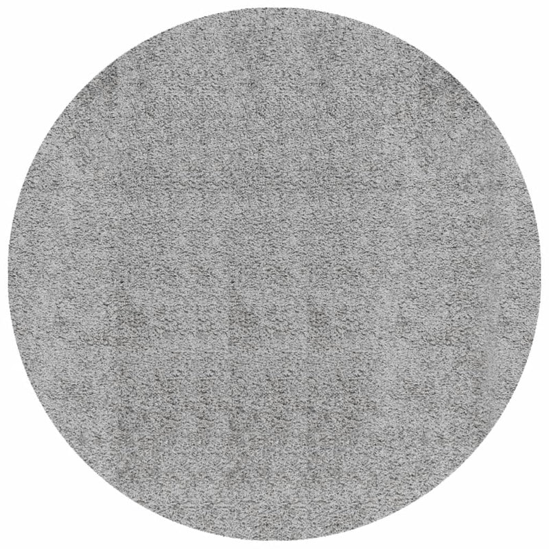 Load image into Gallery viewer, Vidaxl vloerkleed pamplona shaggy hoogpolig modern ø 240 cm grijs