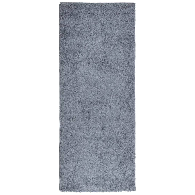 Load image into Gallery viewer, Vidaxl vloerkleed pamplona shaggy hoogpolig modern 80x200 cm blauw