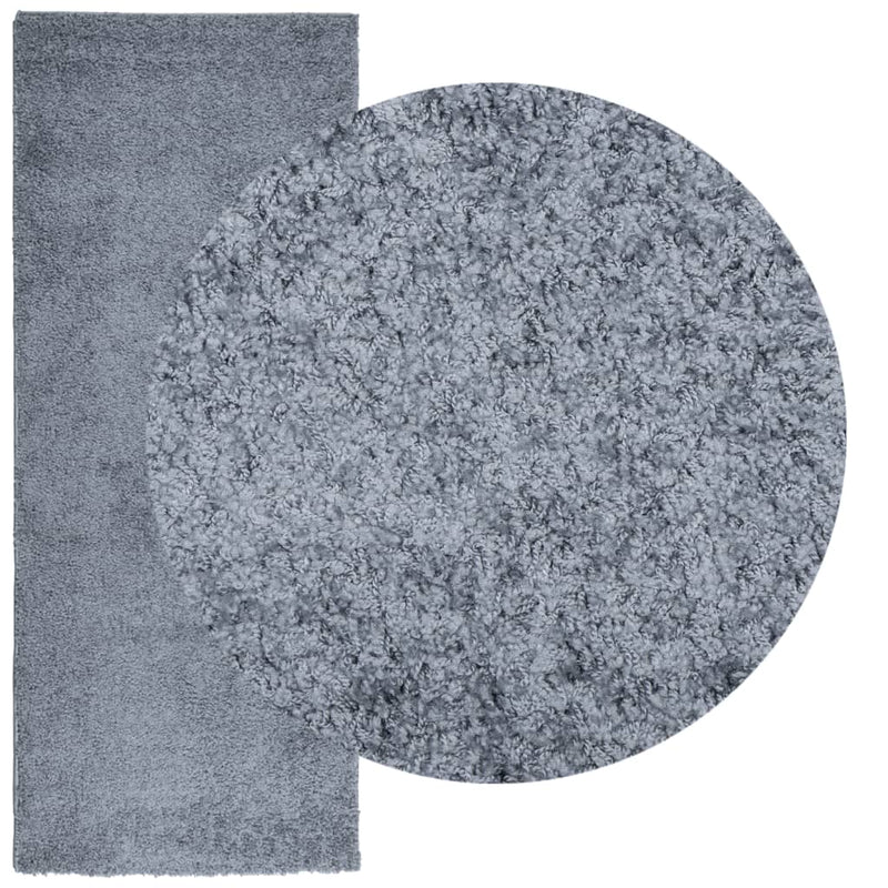 Load image into Gallery viewer, Vidaxl vloerkleed pamplona shaggy hoogpolig modern 80x200 cm blauw