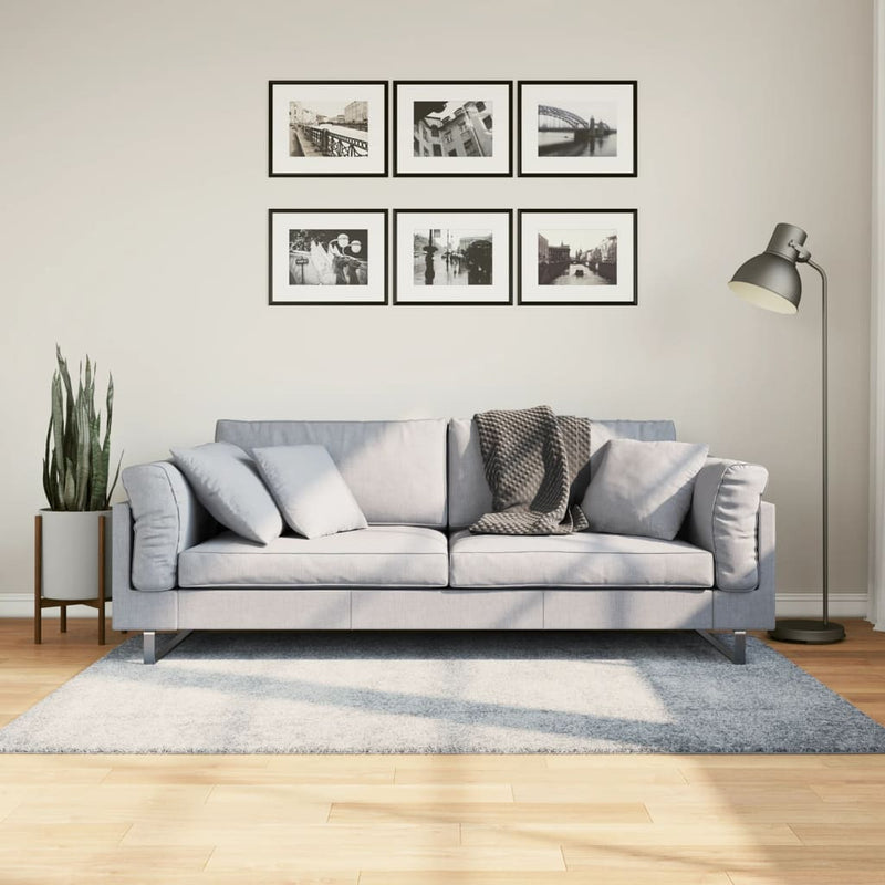 Load image into Gallery viewer, Vidaxl vloerkleed pamplona shaggy hoogpolig modern 120x170 cm blauw