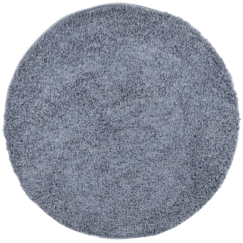 Load image into Gallery viewer, Vidaxl vloerkleed pamplona shaggy hoogpolig modern ø 100 cm blauw